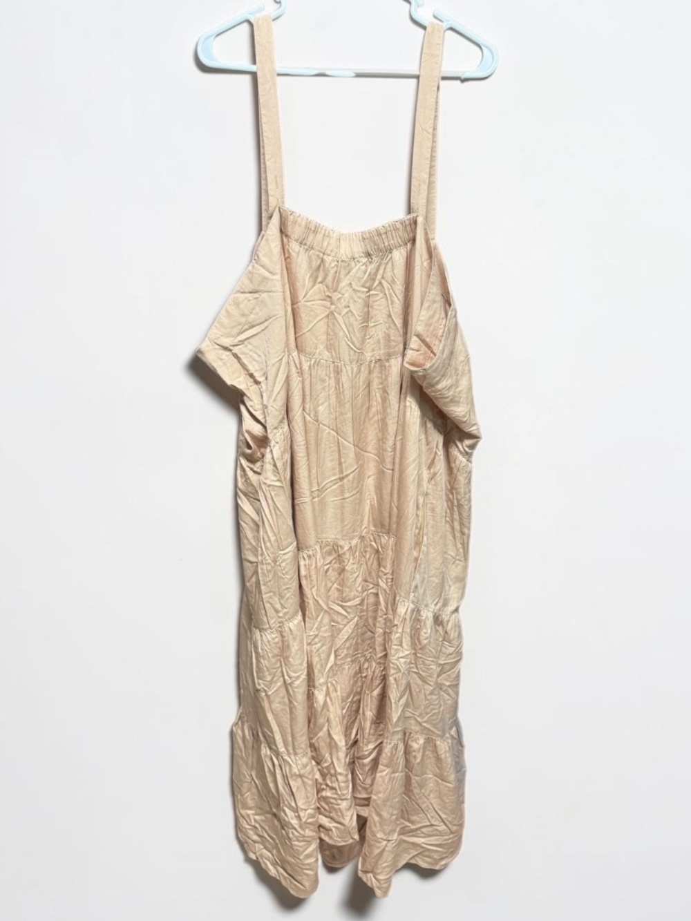 The Drop Maxi Dress 5X Ginger Tiered Sundress Pockets Flowy Plus Size NWT - Picture 4 of 10